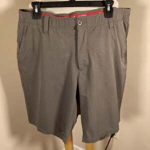 Under Armour Men's Loose HeatGear Performance Golf Shorts Gray Size 40